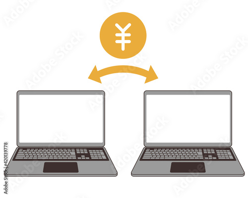 仮想通貨　ノートパソコン