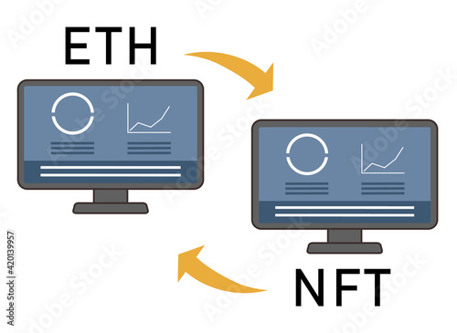 NFT　モニター　画面あり