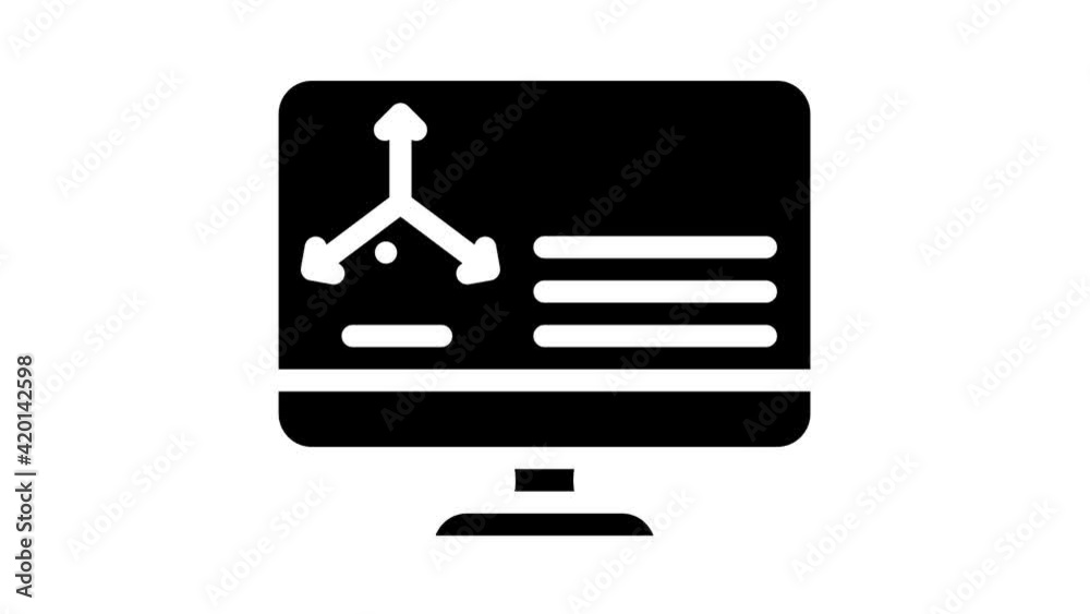 designer vr glyph icon animation designer vr glyph icon animation
