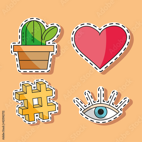 patches decoration set