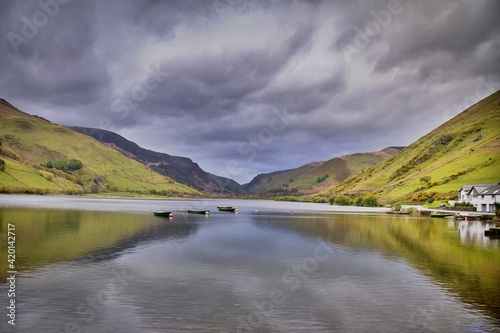 lake in the mountains