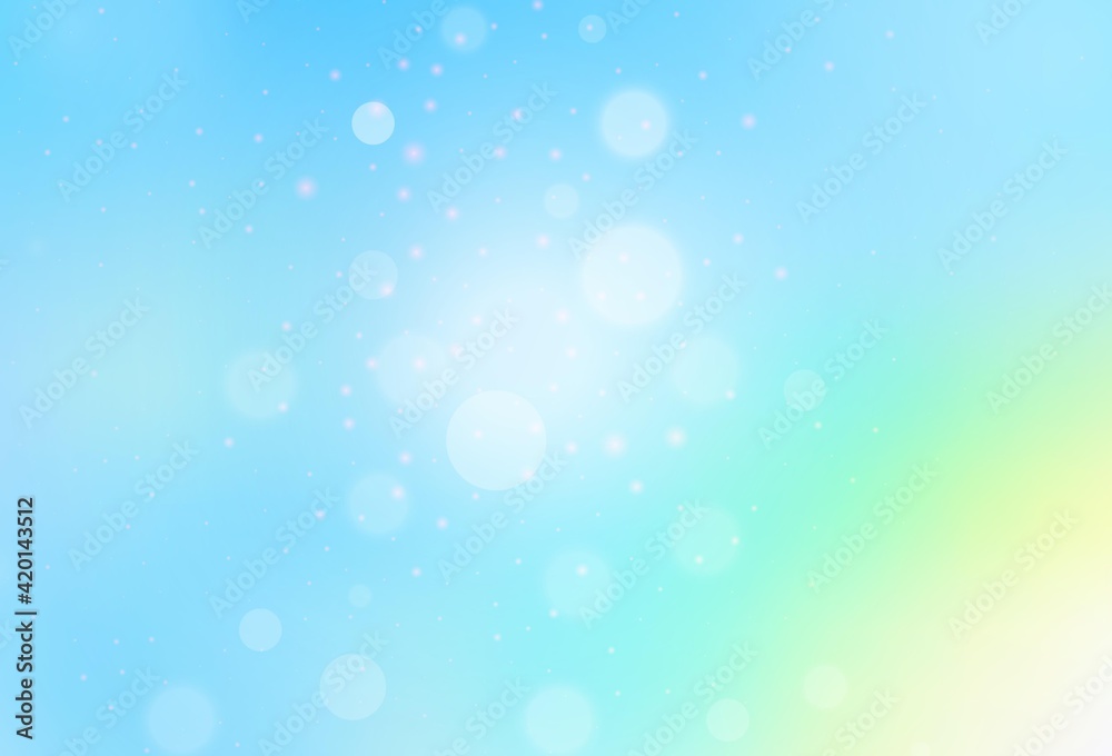 Light Blue, Green vector layout in New Year style.