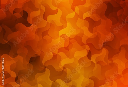 Light Red vector abstract polygonal pattern.