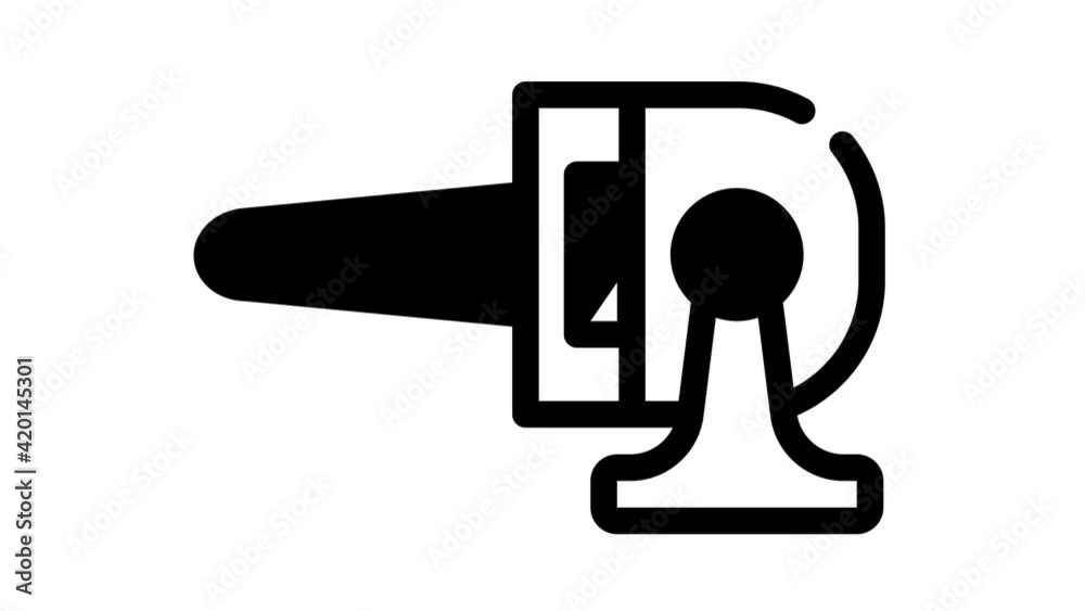 mercury-quartz irradiator black icon animation mercury-quartz irradiator black icon animation