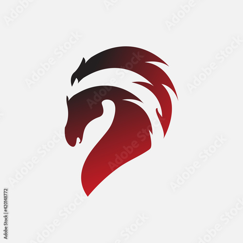 Wallpaper Mural Horse Spartan Animal Logo. Suitable For Tribal Tattoo, Business, Branding. Design Vector Icon Illustration Torontodigital.ca