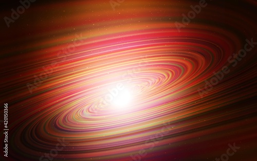 Dark Red vector layout with cosmic stars.
