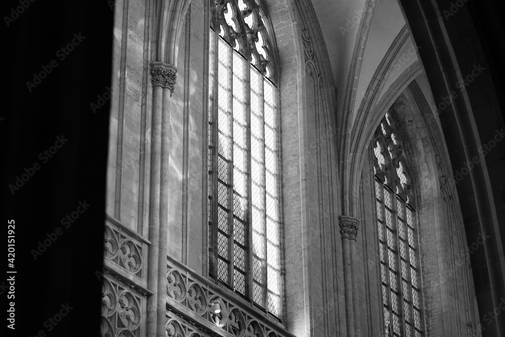 windows of a church