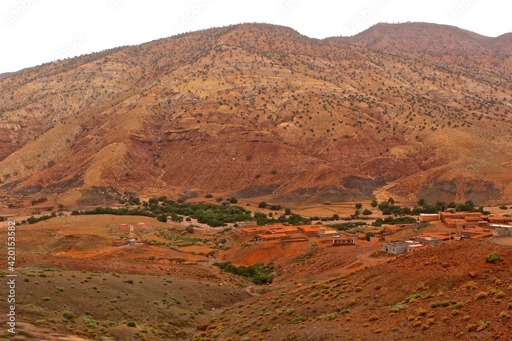 Atlas  mountains landscape, Southern Morocco, Africa 