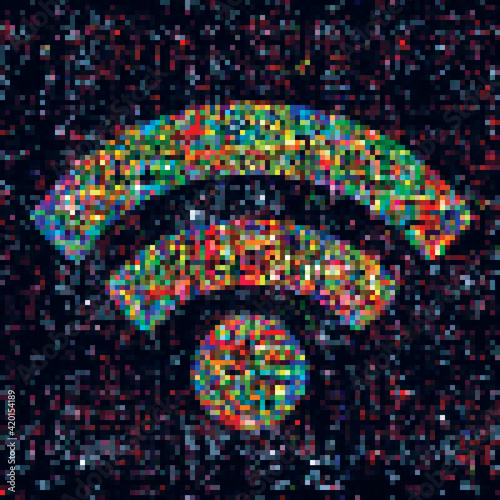 wireless connection noise disturbance - computer glitch
