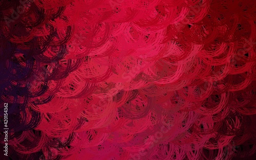 Dark Pink vector background with wry lines.