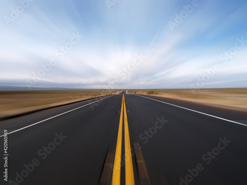 View of Pearblossom Highway...