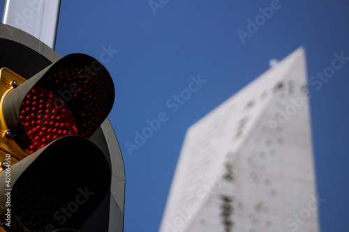 traffic light on the street