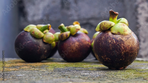 ripe mangosteen