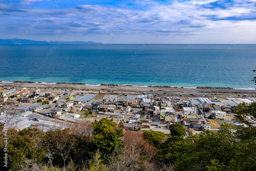 久能山東照宮 表参道からの眺め 久能山東照宮 表参道からの眺め