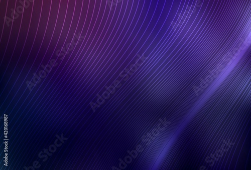 Dark Purple vector abstract bright pattern.