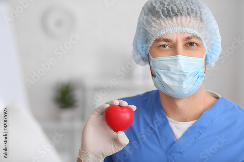 Medical professional in scr...