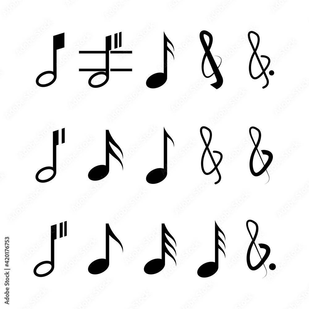 Tone icon set Tone icon set