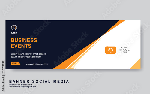 Vector abstract design web banner template. Web Design Elements - Header Design. Abstract geometric web banner template on grey background.Modern banner.