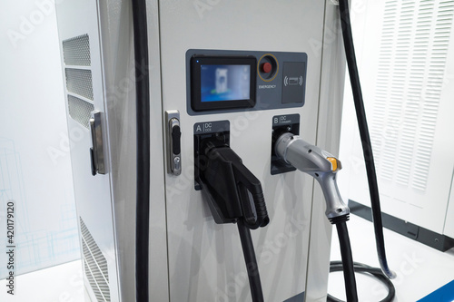 High technology electric car charging unit