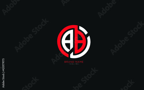 Alphabet letter Initial B, BB, BA logo premium business typeface, minimal, innovative concept, creative, symbol, company, sign, Monogram, vector, startup, template graphic design.