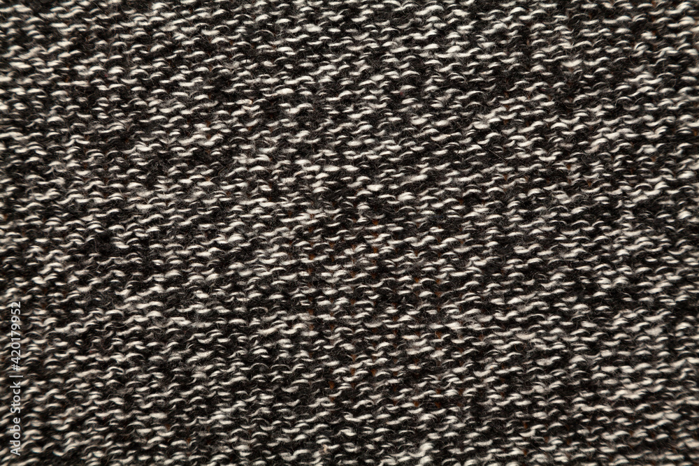 Abstract knitted fabric texture