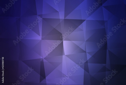 Light Purple vector low poly background.