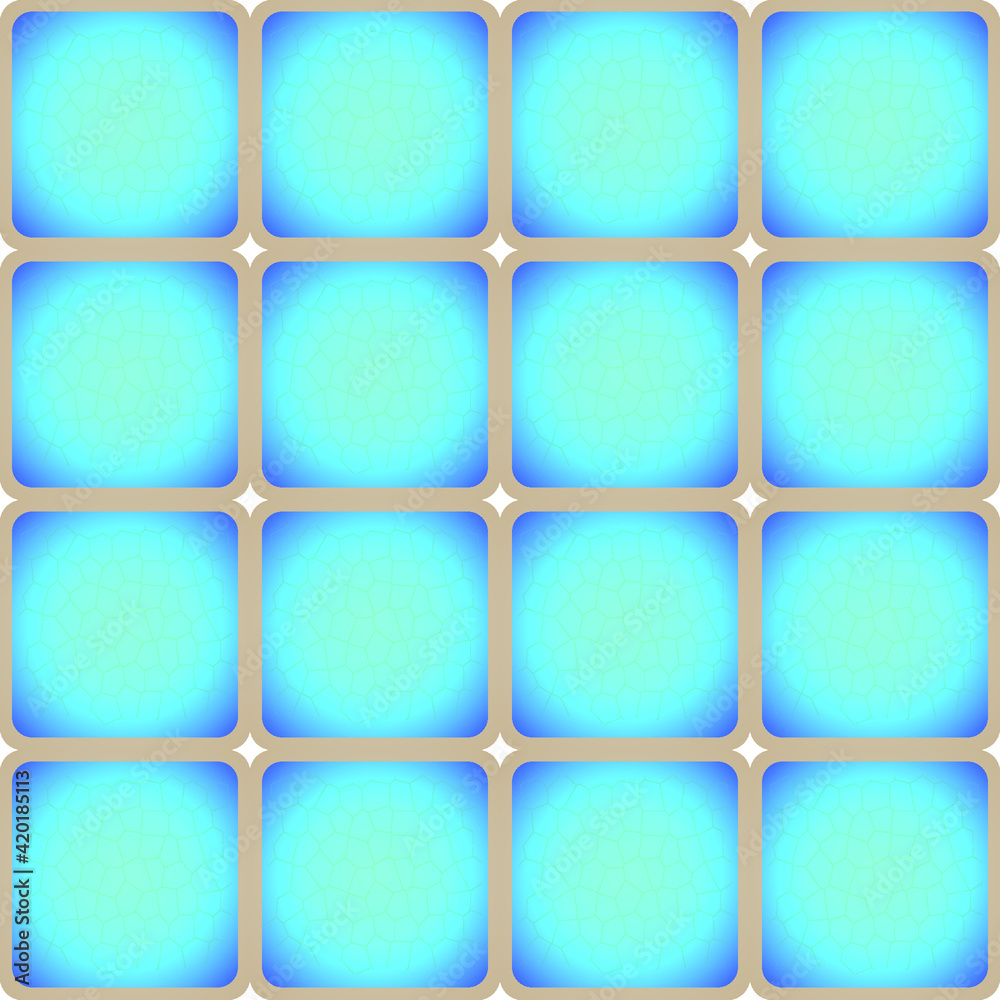 Blue Tiles Pattern Blue Tiles Pattern
