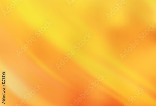 Light Yellow vector glossy abstract backdrop.