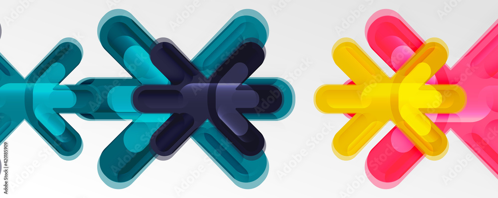 Abstract glossy crosses background for business or technology presentations, internet posters or web brochure covers Abstract glossy crosses background for business or technology presentations, internet posters or web brochure covers