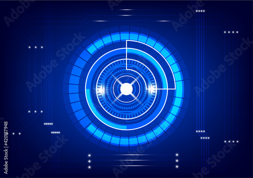 graphics design technology for abstract background wallpaper vector illustration