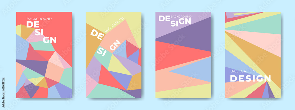 Abstract Pastel Background. Vectors for banners, covers, posters, websites, stories and patterns.