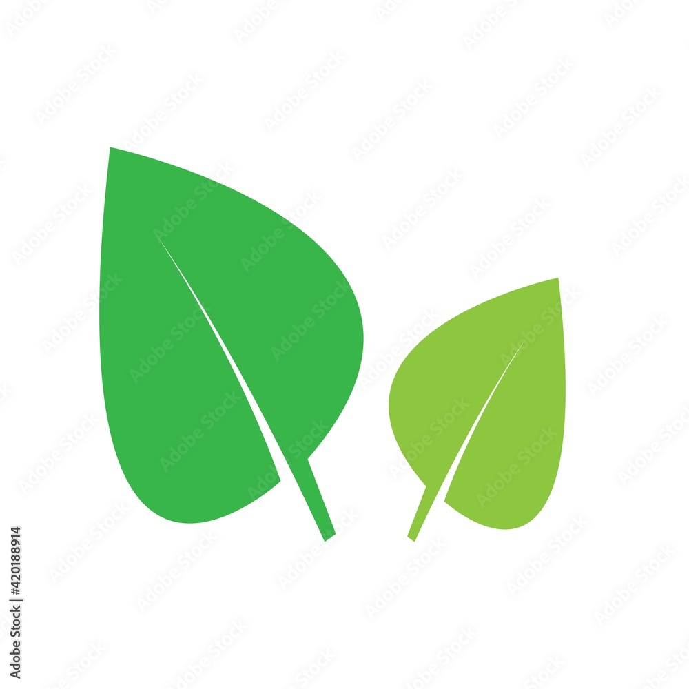 Leaf Logo Vector Illustration Business Leaf Logo Vector Illustration Business