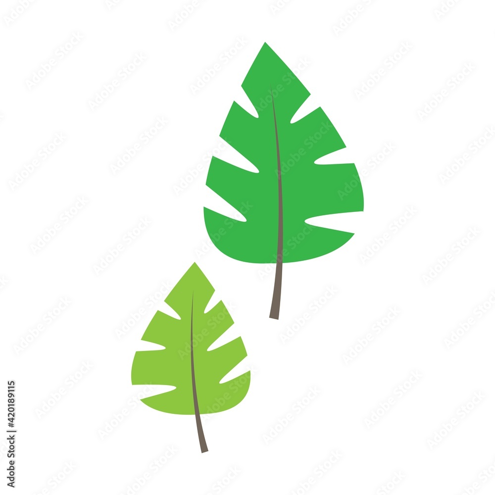 Leaf Logo Vector Illustration Business Leaf Logo Vector Illustration Business