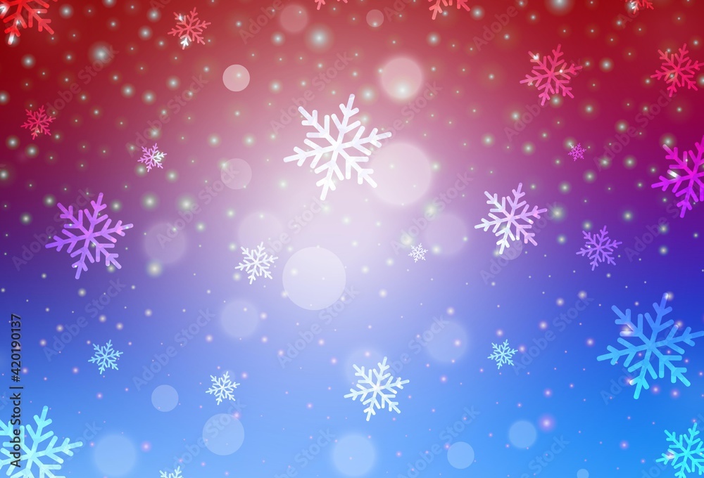 Light Blue, Red vector template in carnival style. Light Blue, Red vector template in carnival style.