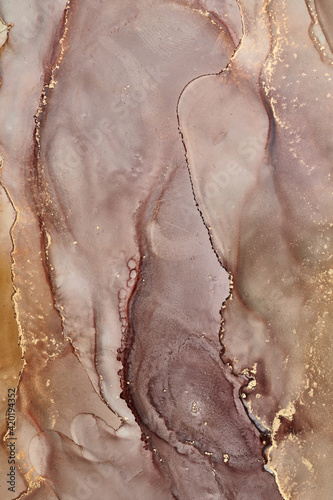 Alcohol ink art.Mixing liquid paints. Modern, abstract colorful background, wallpaper. Marble texture.Translucent colors