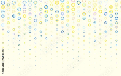 Light Brown vector background with spots.