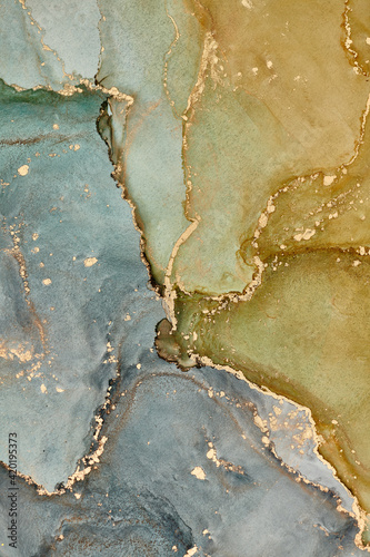 Alcohol ink art.Mixing liquid paints. Modern, abstract colorful background, wallpaper. Marble texture.Translucent colors