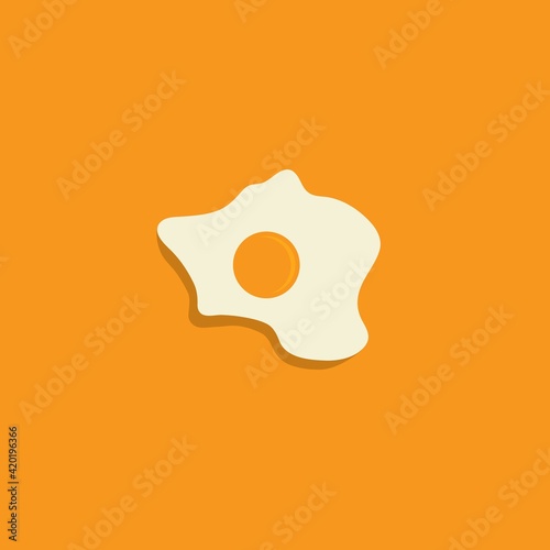 Egg logo vector icon illustration