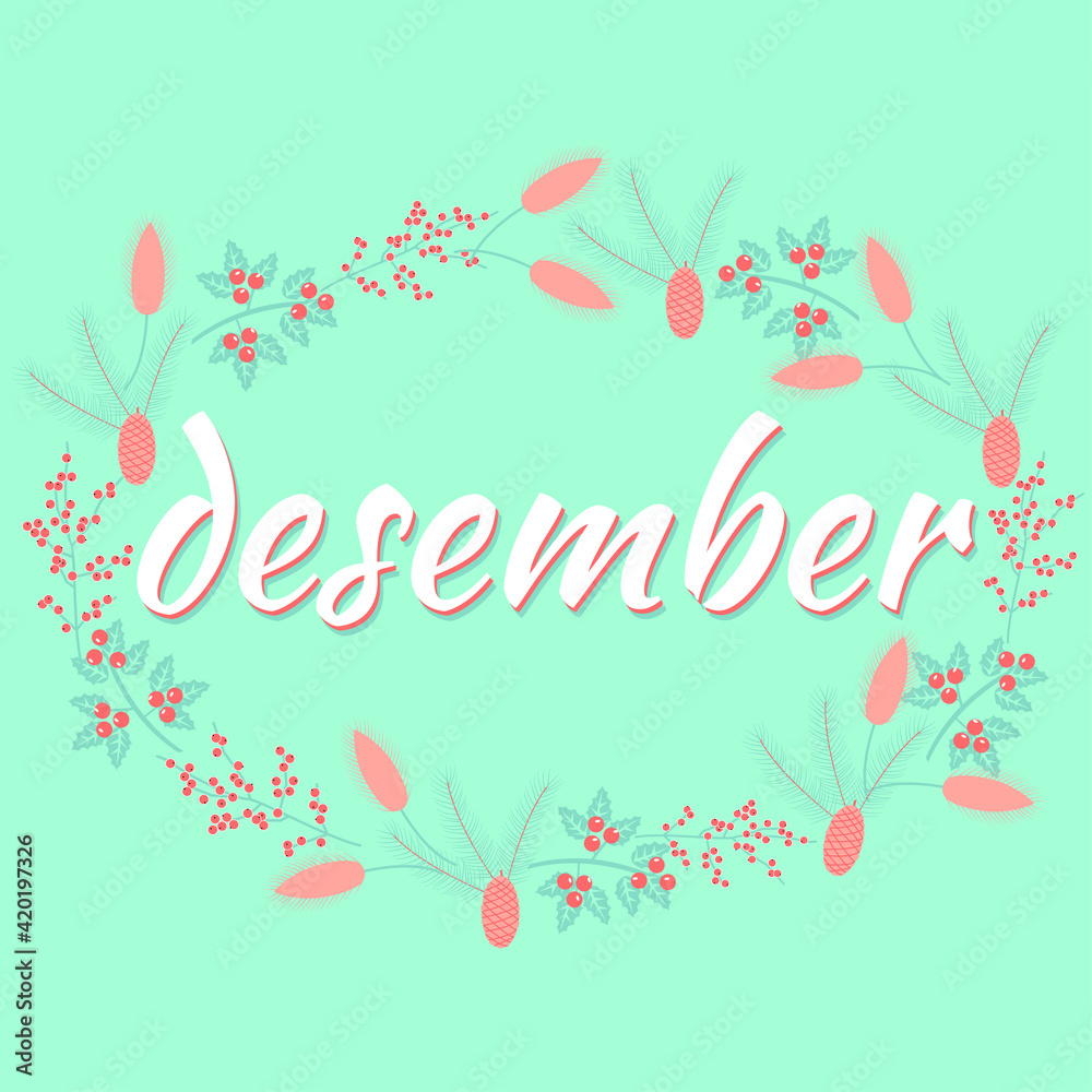 diary, calendar month desember vector diary, calendar month desember vector
