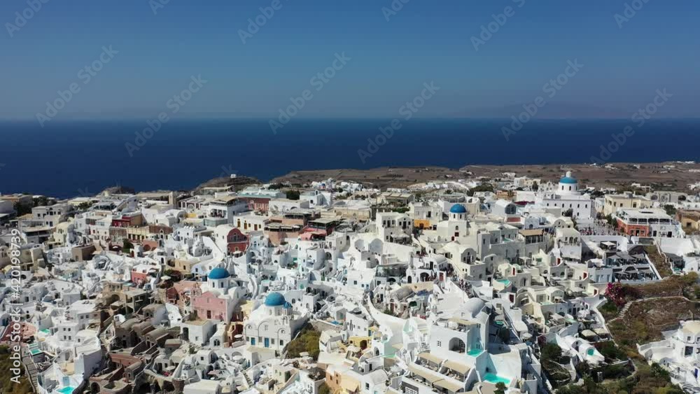 Santorini. Volcanic Greek island in the Aegean Sea. Santorini. Volcanic Greek island in the Aegean Sea.