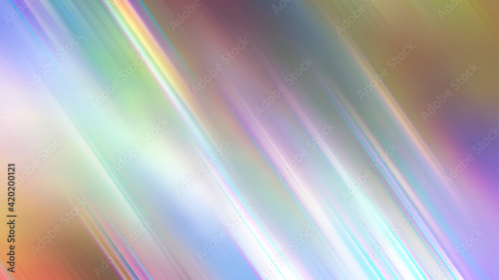 Abstract multi-colored linear rainbow background