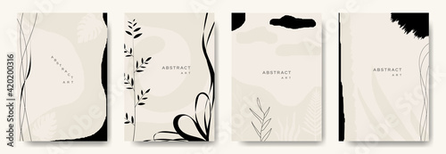 Modern abstract background.minimal trendy style. various shapes set up design templates good for background postcards poster wallpaper brochure invitation social media and other .vector illustration