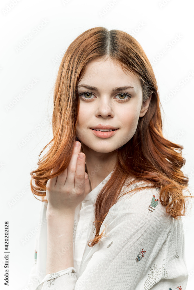 portrait of woman smile glamor cosmetics luxury attractive portrait of woman smile glamor cosmetics luxury attractive