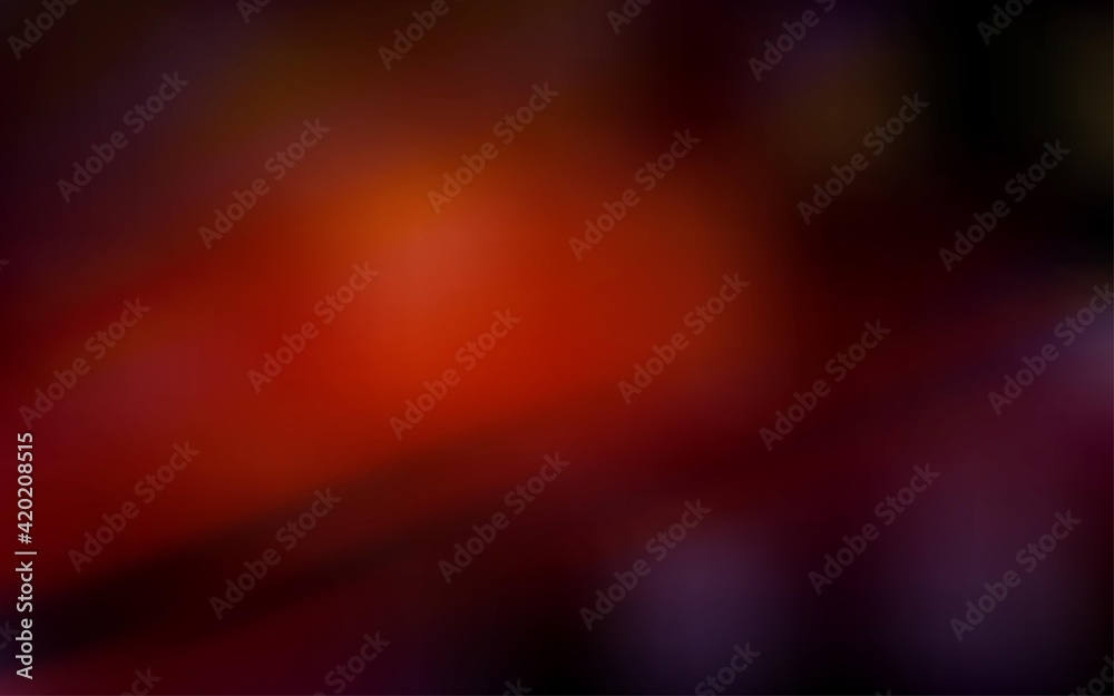 Obraz premium Dark Red vector abstract blurred background.