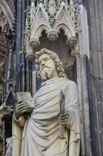 Cologne Cathedral. World Heritage - a Roman Catholic Gothic cathedral in Cologne