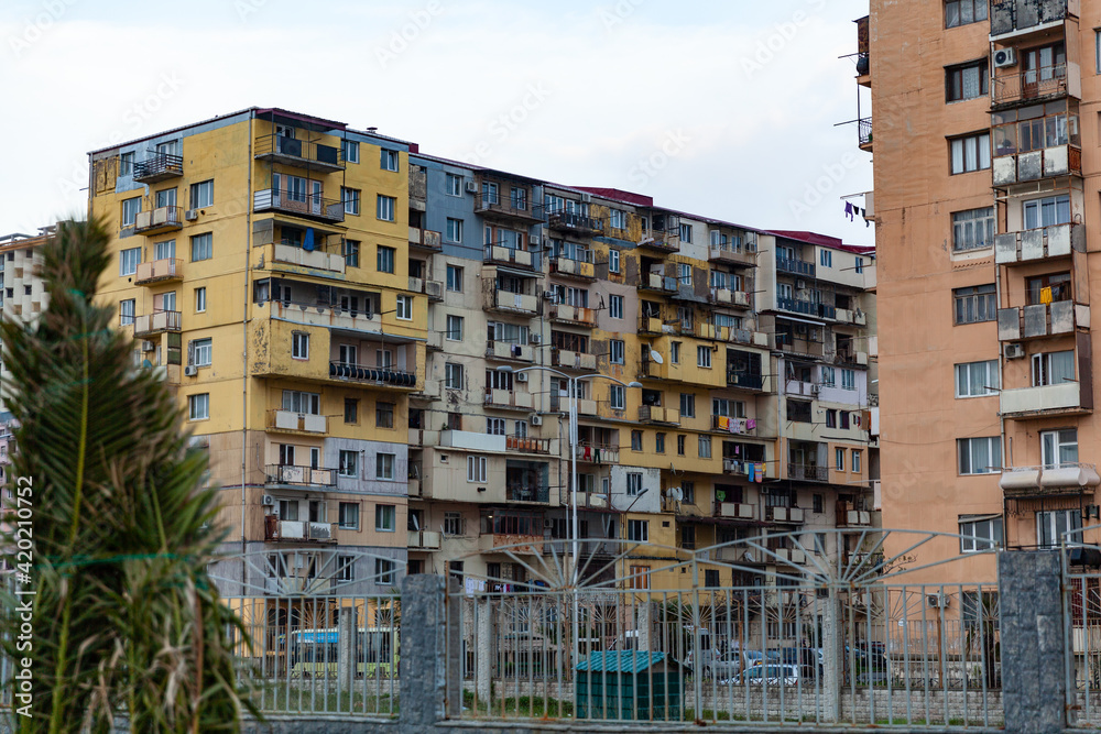 Soviet block of flats, Batumi, Georgia Soviet block of flats, Batumi, Georgia