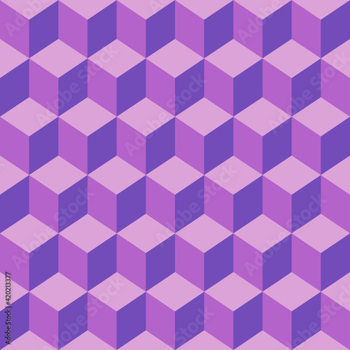 Cool 3d seamless pattern vector