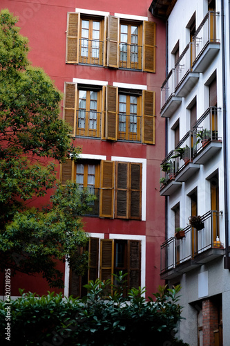 nice symmetry of windows and balconies