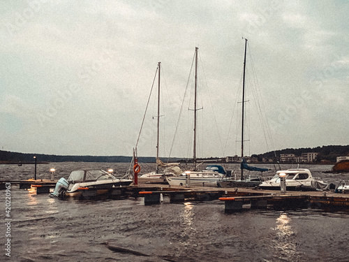 boats in the bay