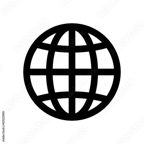 internet vector icon インターネットのアイコン